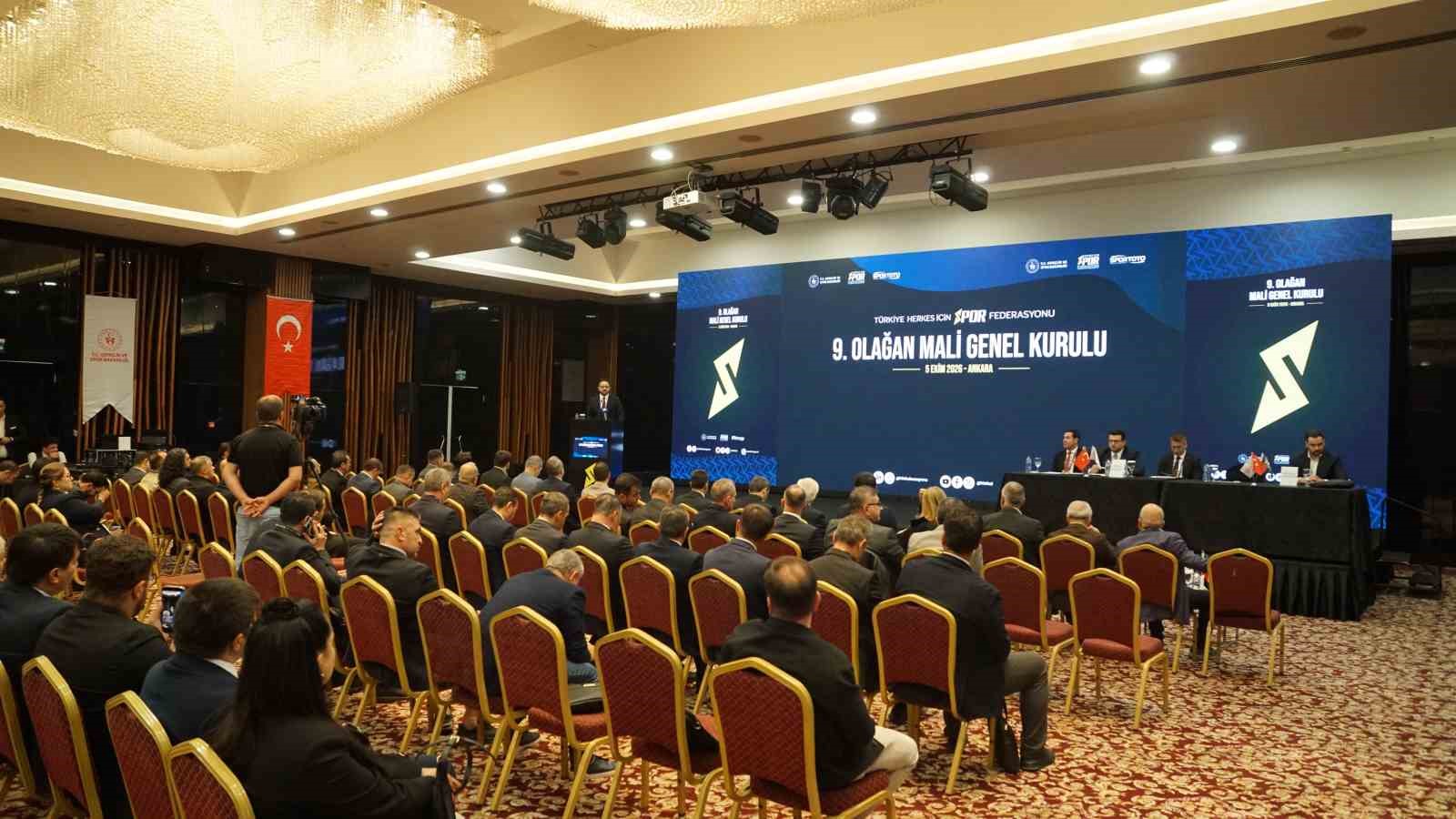 Türkiye Herkes İçin Spor Federasyonu’nun 9. Mali Genel Kurulu yapıldı