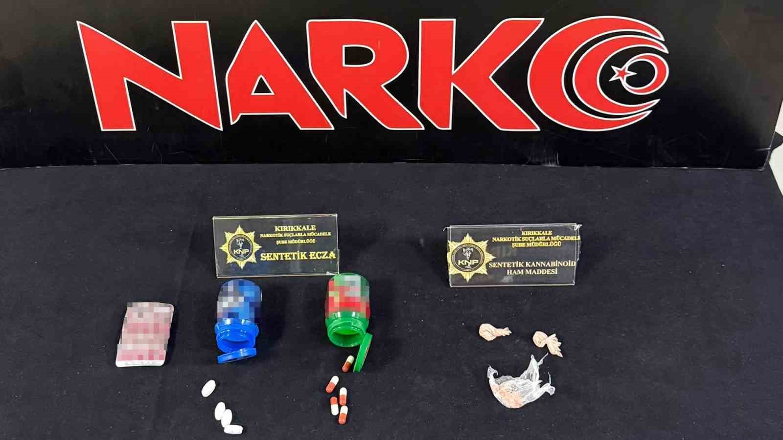 Kırıkkale’de narkotik ve asayiş ekiplerinden operasyon: 2 tutuklama
