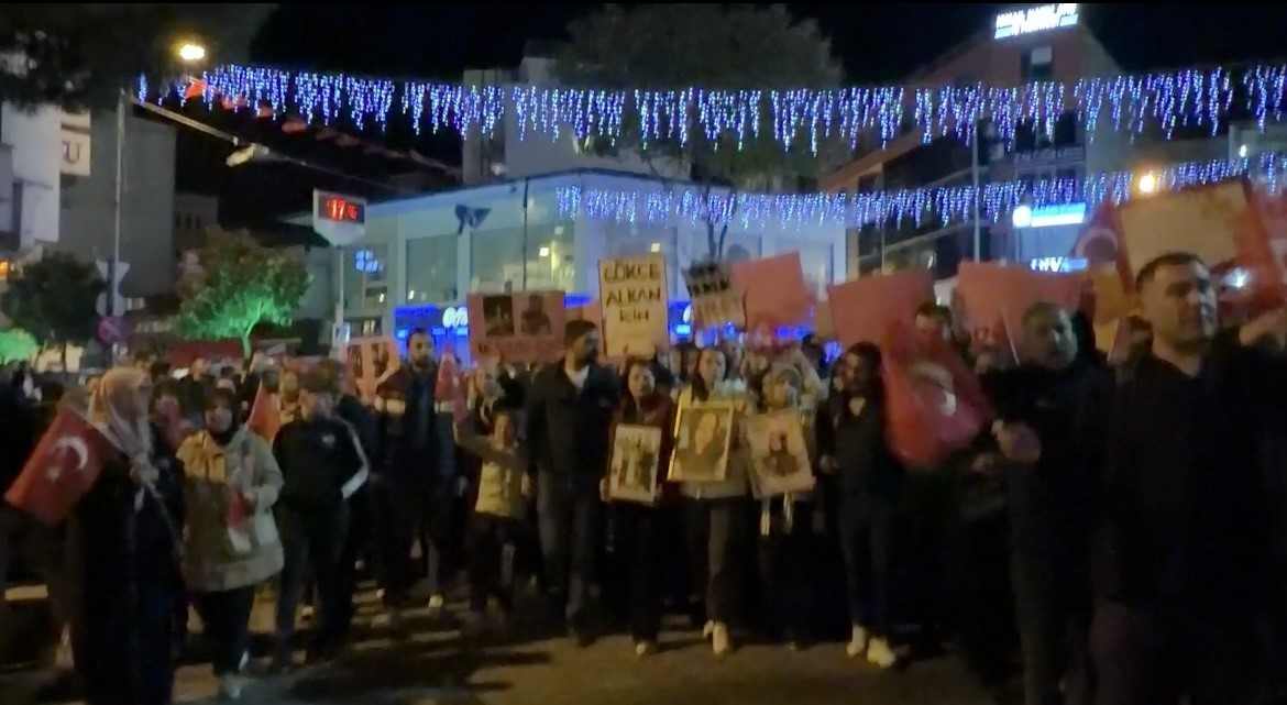 Bursa’da cinayete kurban giden Gökçe için yürüyüş düzenlendi