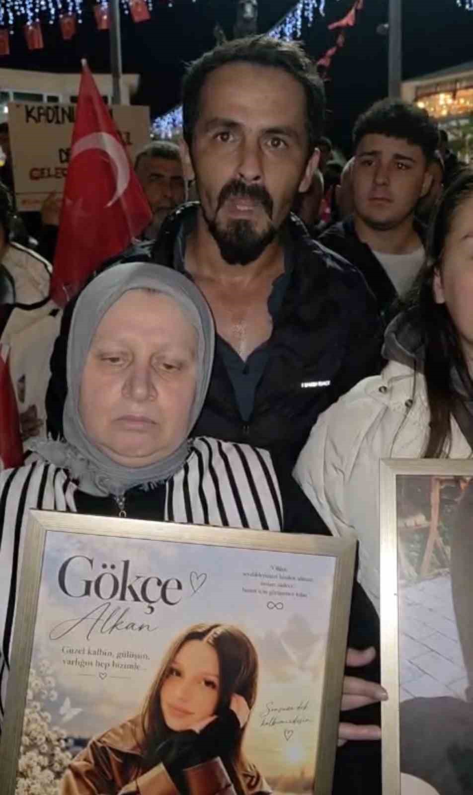 Bursa’da cinayete kurban giden Gökçe için yürüyüş düzenlendi