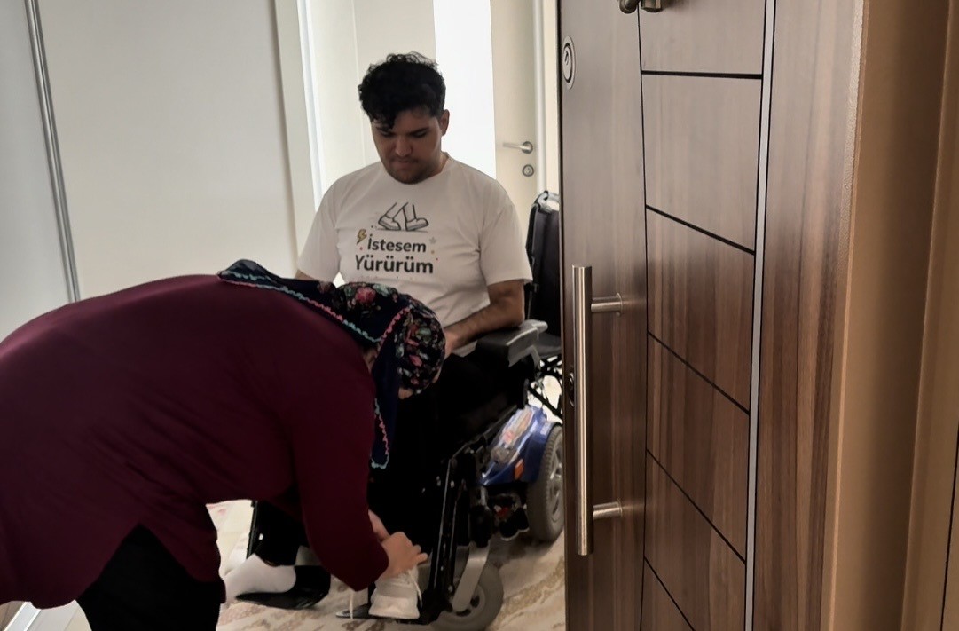 Deprem korkusunu engeli nedeniyle daha ağır yaşıyor