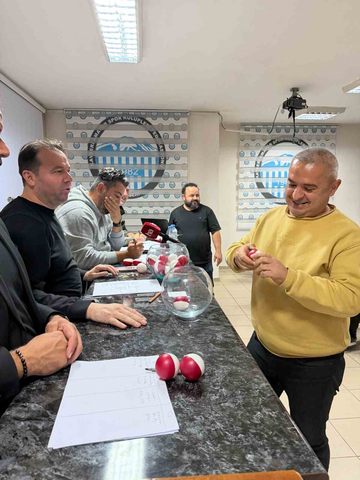 Kayseri U14 Ligi fikstür çekimi yapıldı