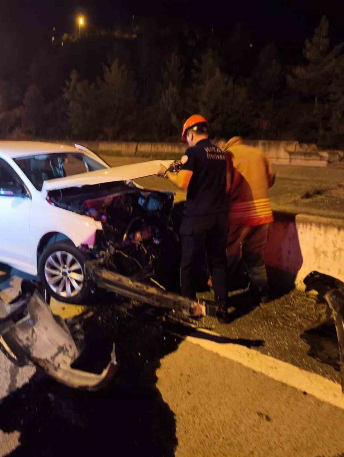 İskenderun’da trafik kazası: 1 yaralı