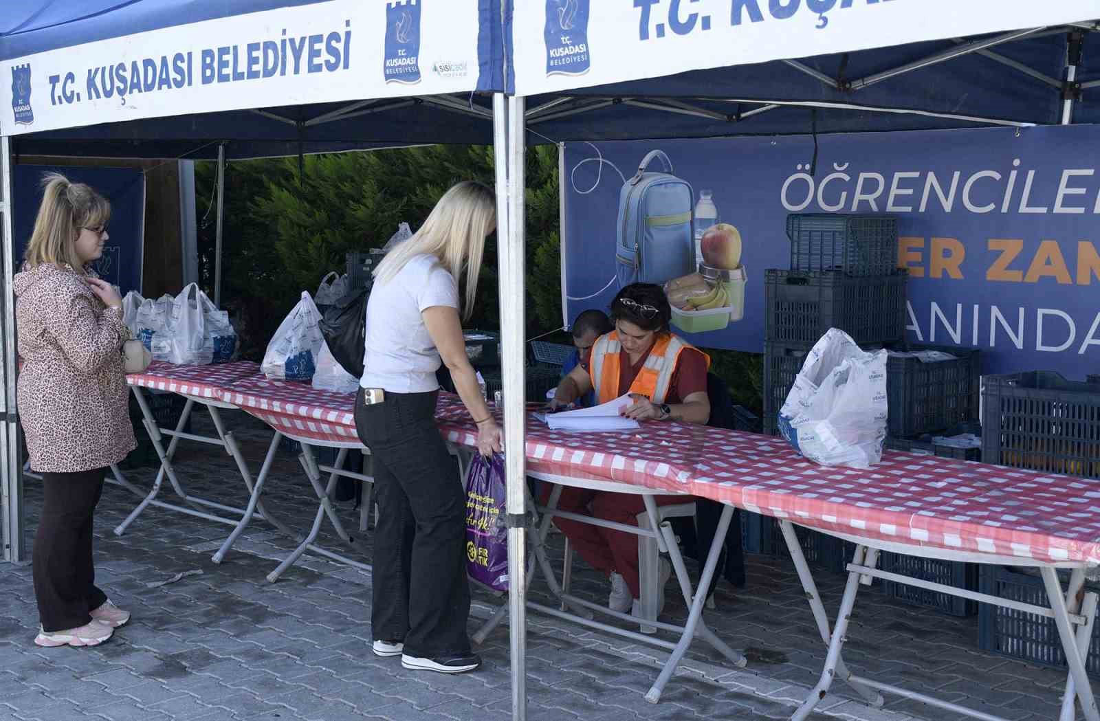 Kuşadası’nda bin 400 çocuğa her hafta beslenme desteği