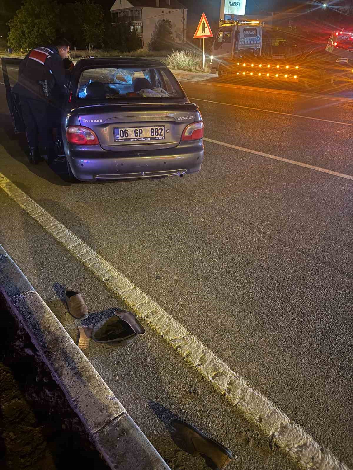 Otomobilin çarptığı yaya ağır yaralandı