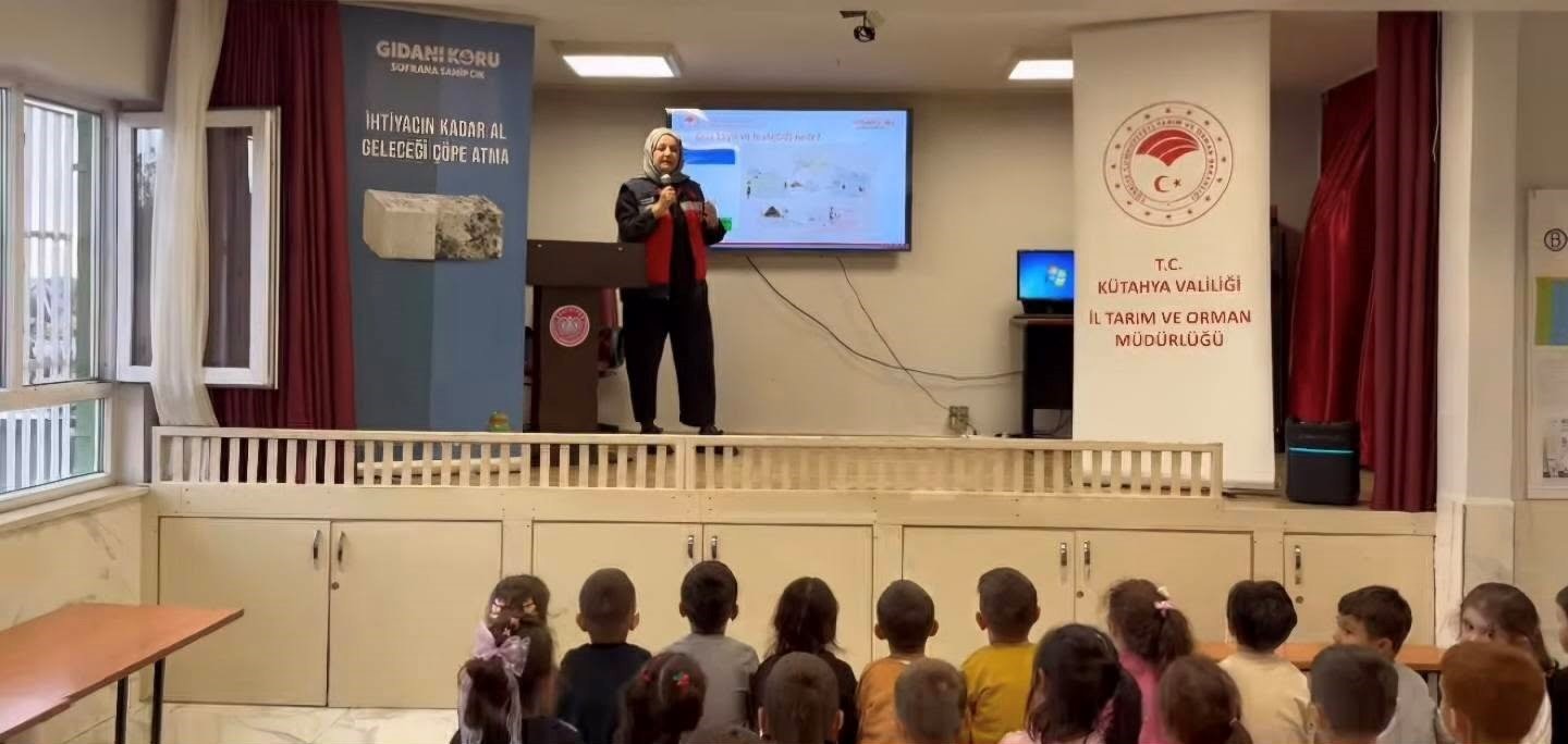 Kütahya’da gıda israfına karşı öğrencilere farkındalık eğitimi