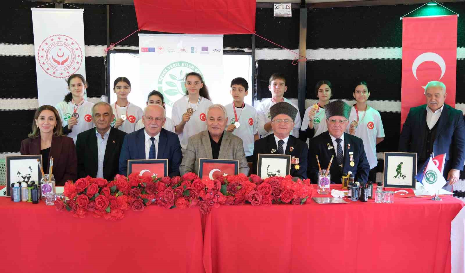 Gaziler, tecrübelerini genç sporculara aktardı