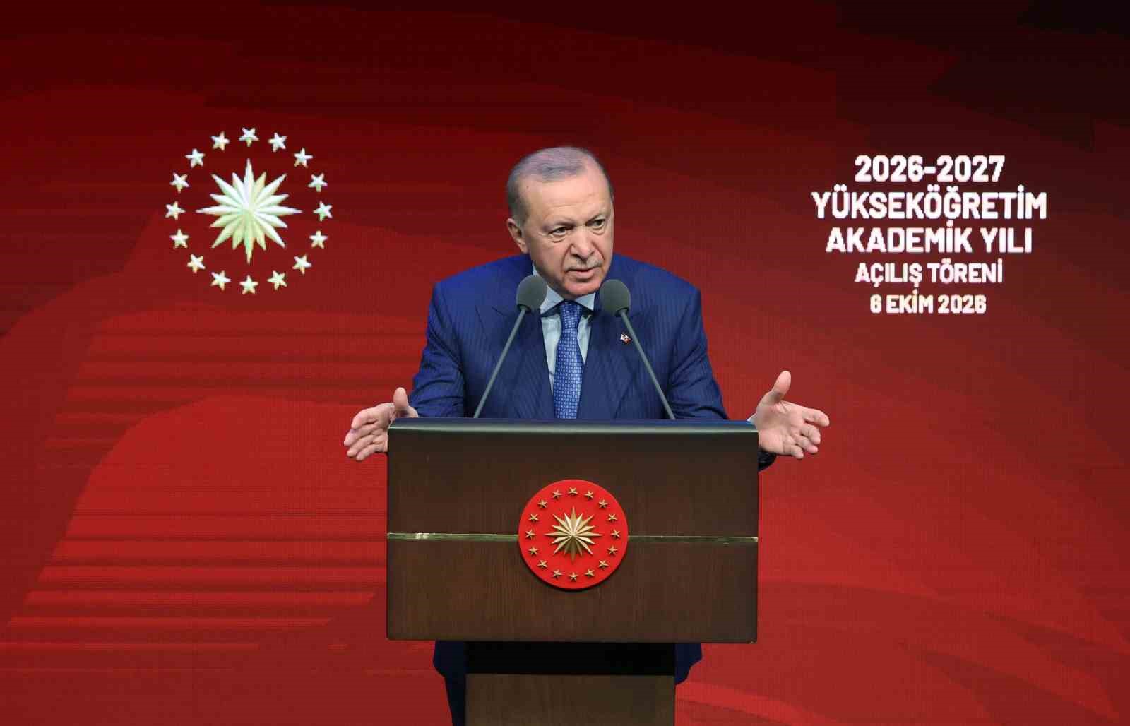 Cumhurbaşkanı Erdoğan: "Nitelikli bir yükseköğretim sürecini Anadolu’nun dört bir yanına ulaştırdık"