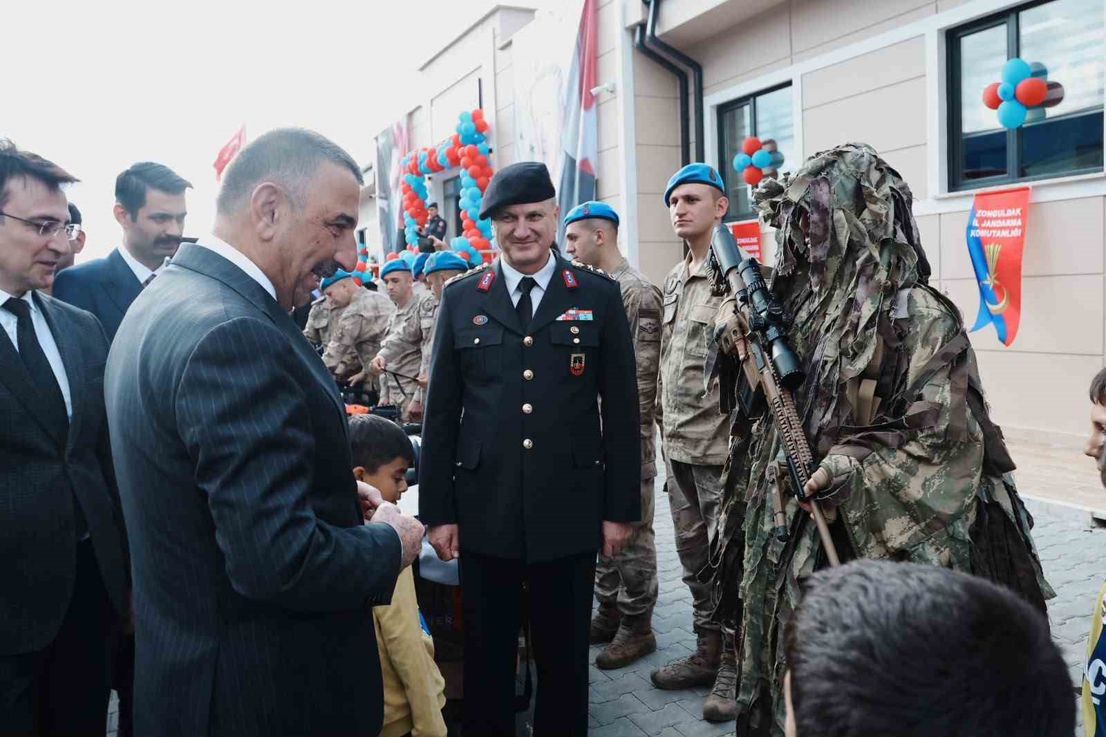 Zonguldak’ta Çaydeğirmeni Jandarma Karakolu yeni hizmet binası törenle açıldı