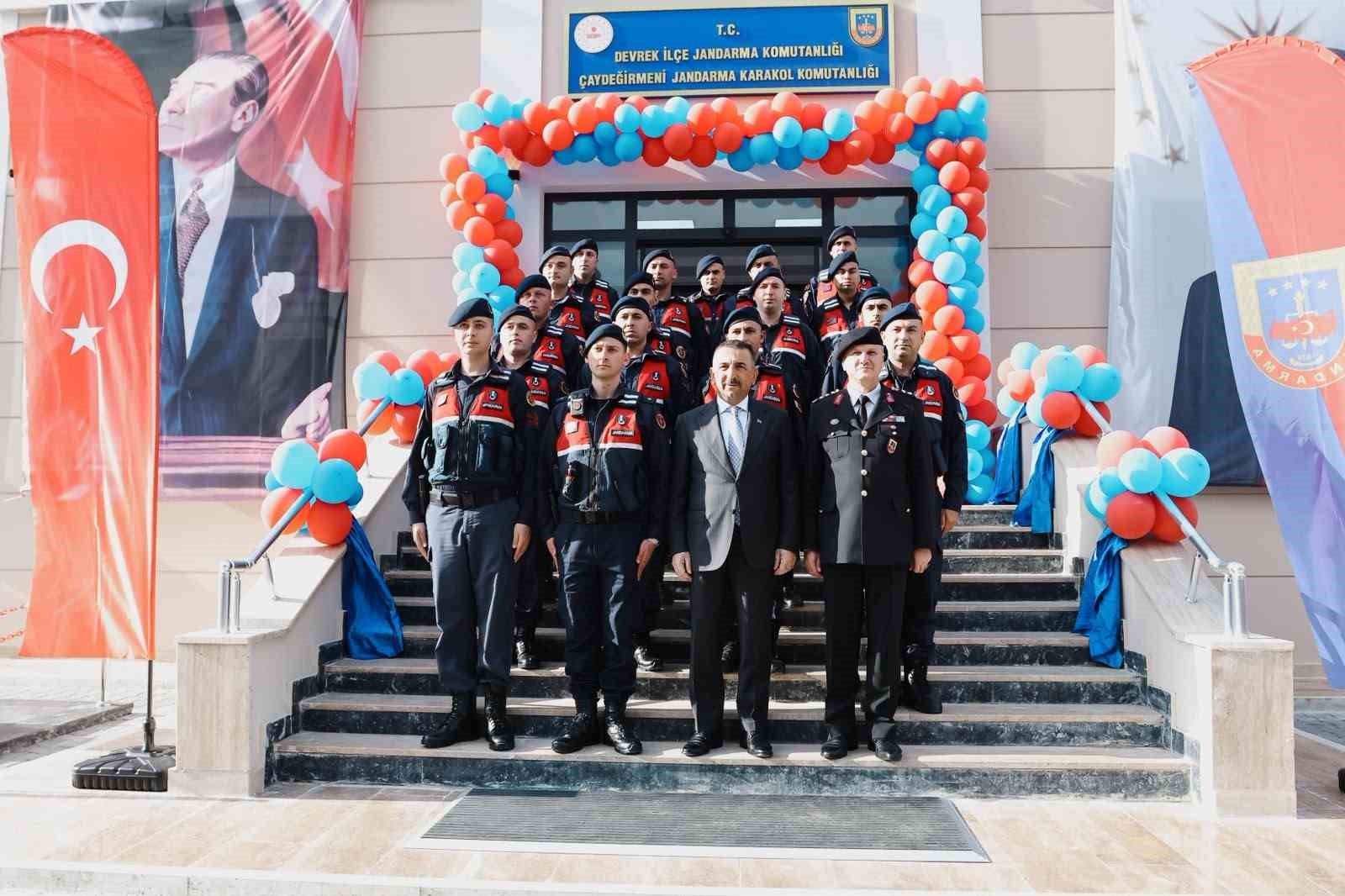 Zonguldak’ta Çaydeğirmeni Jandarma Karakolu yeni hizmet binası törenle açıldı