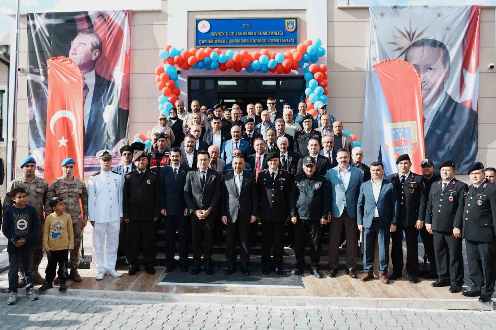 Zonguldak’ta Çaydeğirmeni Jandarma Karakolu yeni hizmet binası törenle açıldı