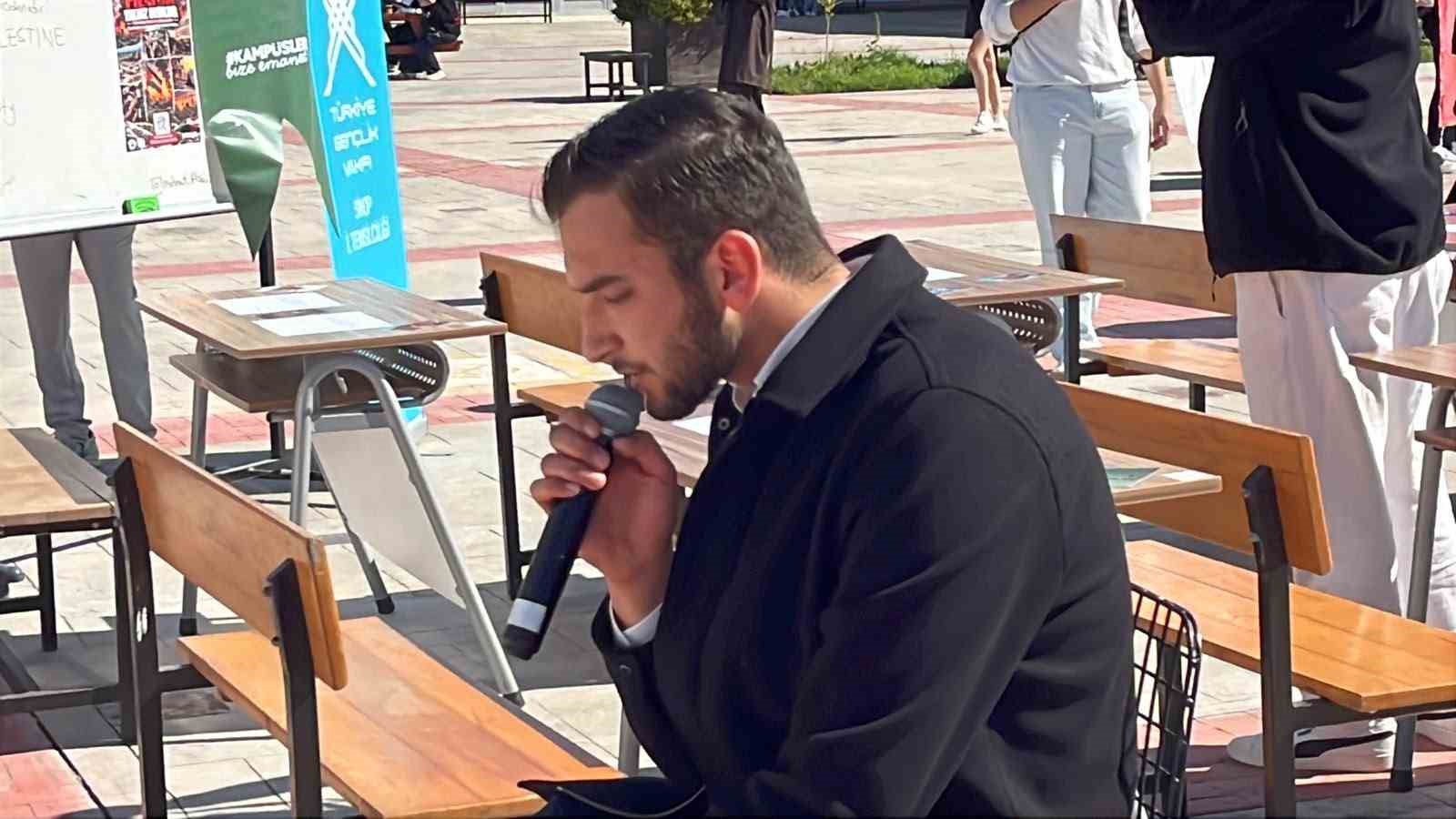 Sinop’ta Filistin’e destek programı düzenlendi