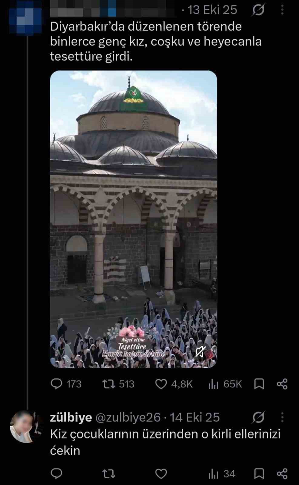 Hafız kızlara "koyun sürüleri" diyen kişi hakkında suç duyurusu