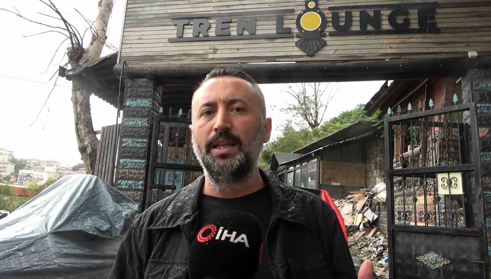 Beykoz’da riskli alan ilan edilen ve boşaltılan dükkanın sahibinden müteahhit firmaya tepki