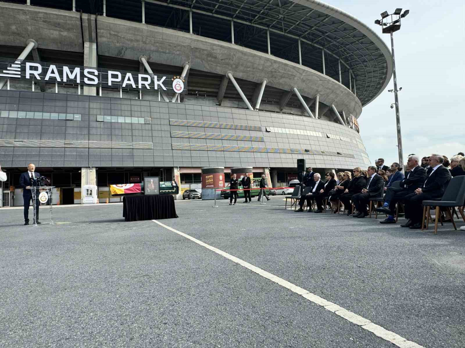 Ali Fuat Diriker için RAMS Park’ta tören yapıldı