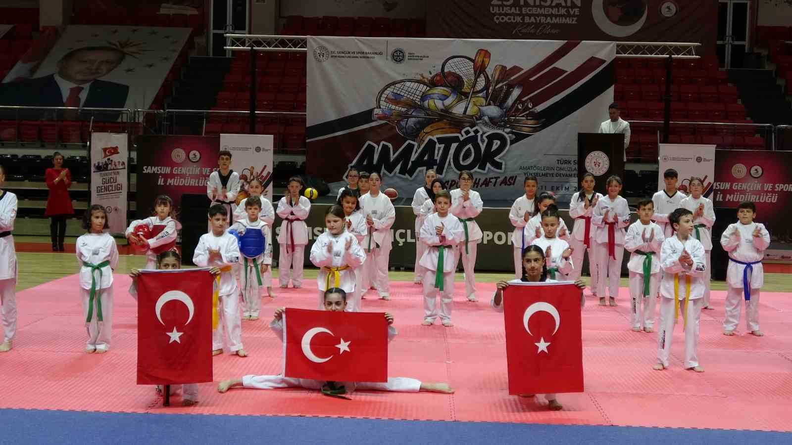 Amatör Spor Haftası Samsun’da coşkuyla kutlandı