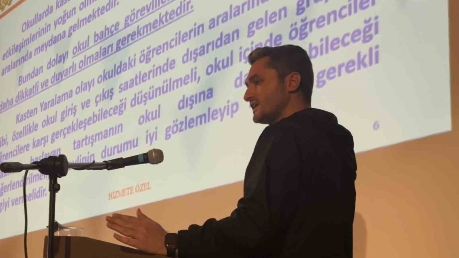 Muratlı’da okul görevlilerine "güvenlik" eğitimi