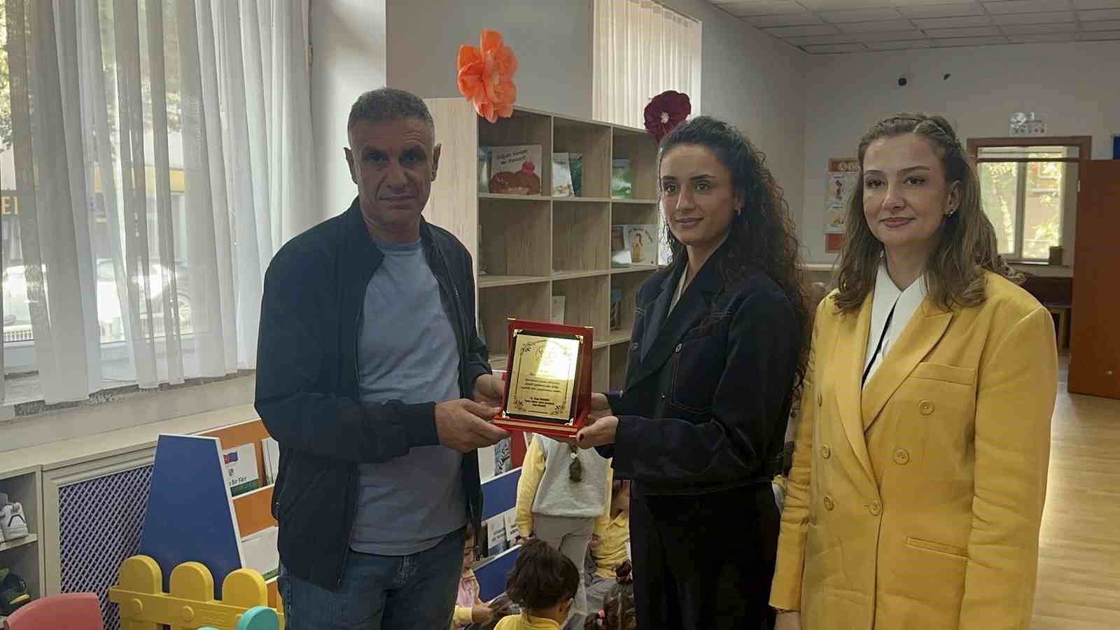 Tekirdağ’da Yavuz Sultan Selim Anaokulu’na yeni kütüphane