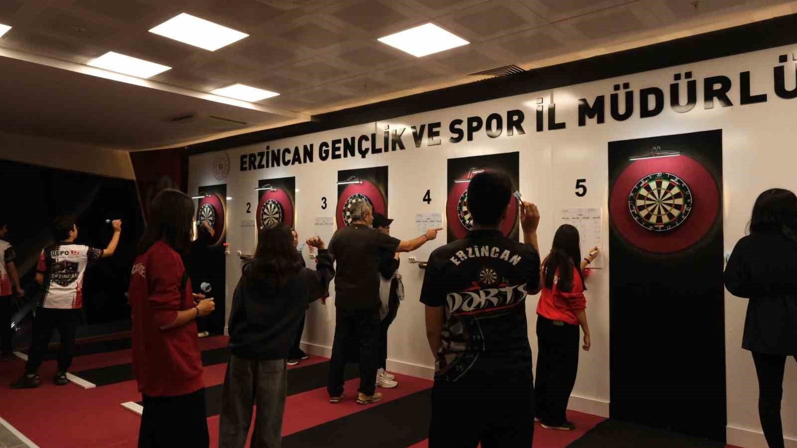 Erzincan’da Dart İl Birinciliği müsabakaları başladı