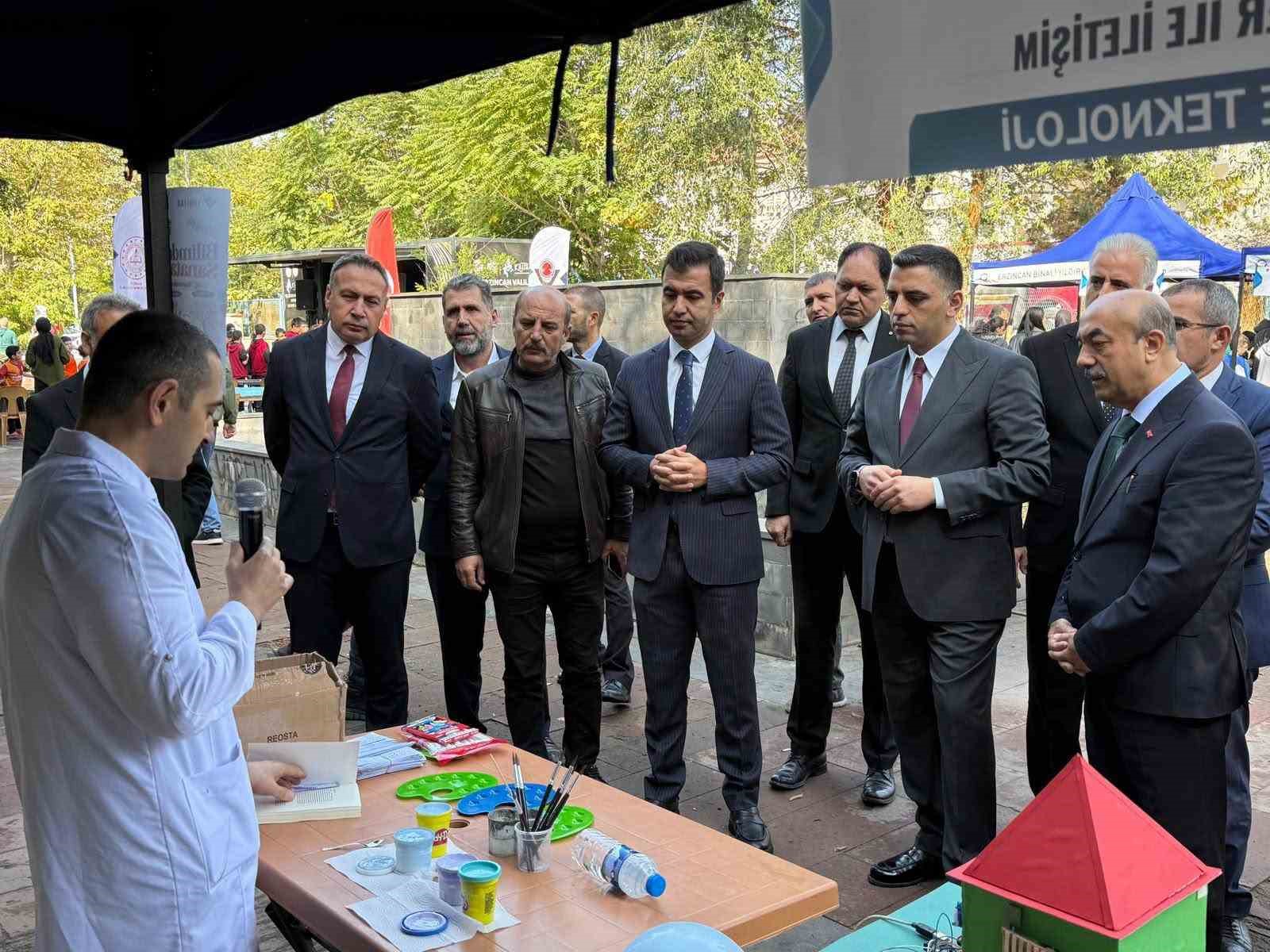 Erzincan’da bilim şenliği düzenlendi