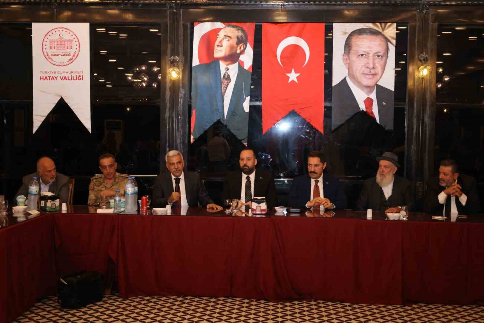 Vali Masatlı kanaat önderleriyle bir araya geldi