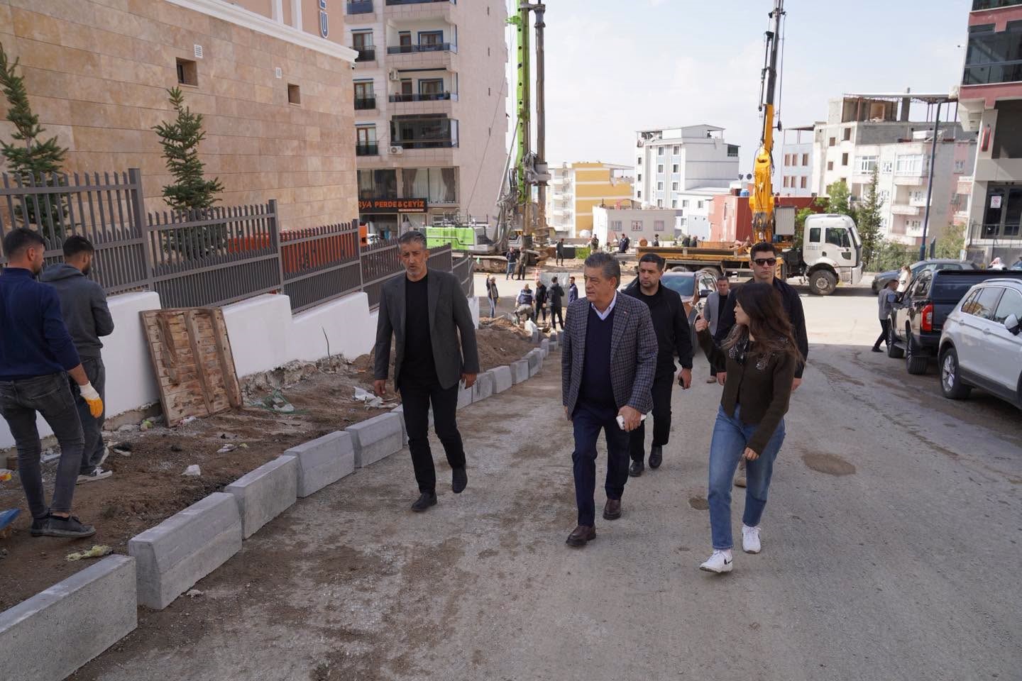 Başkan Yarka, devam eden çalışmaları yerinde inceledi
