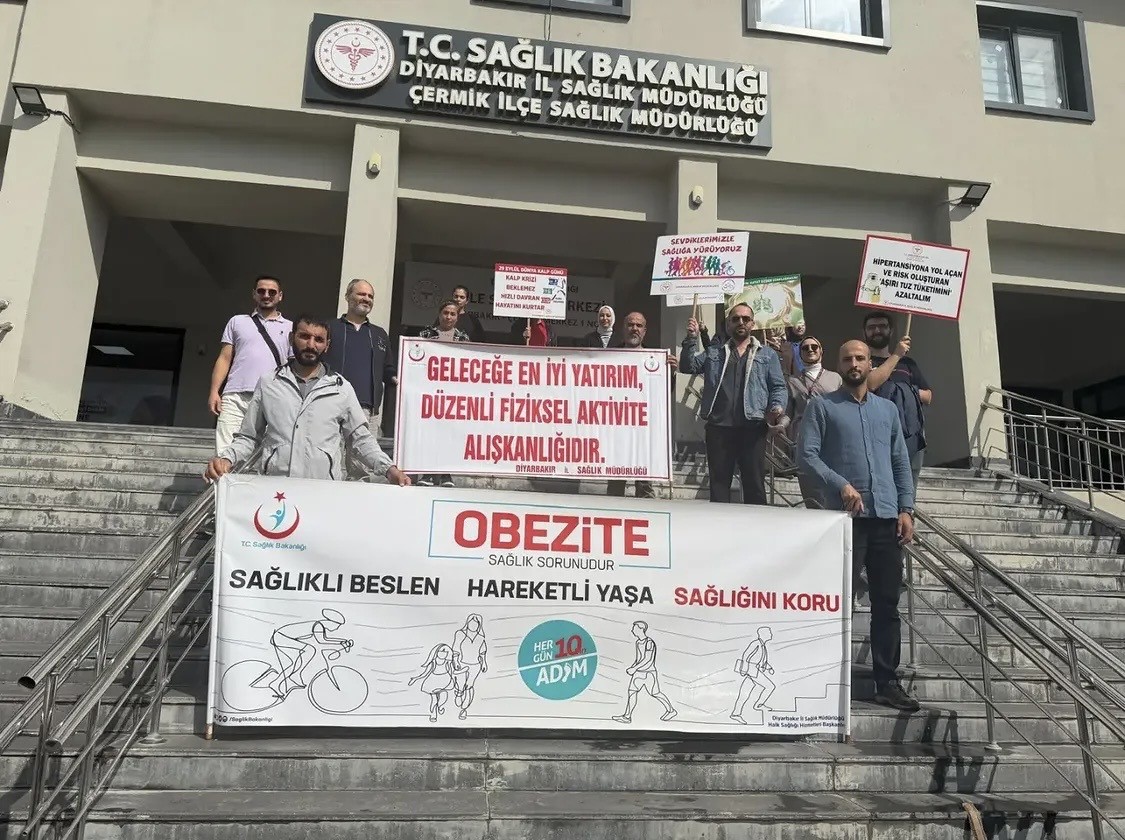 Obeziteye dikkat çekmek için yürüdüler