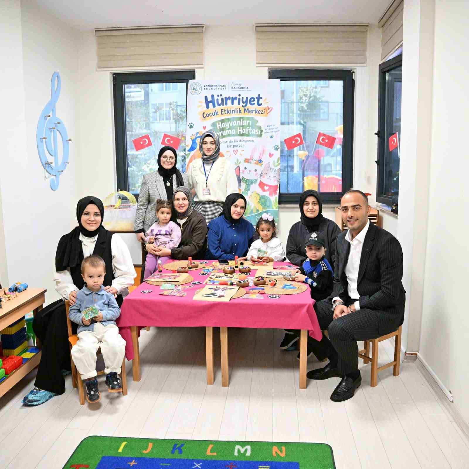 Gaziosmanpaşa’da hayvan sevgisi çocuklarla büyüyor