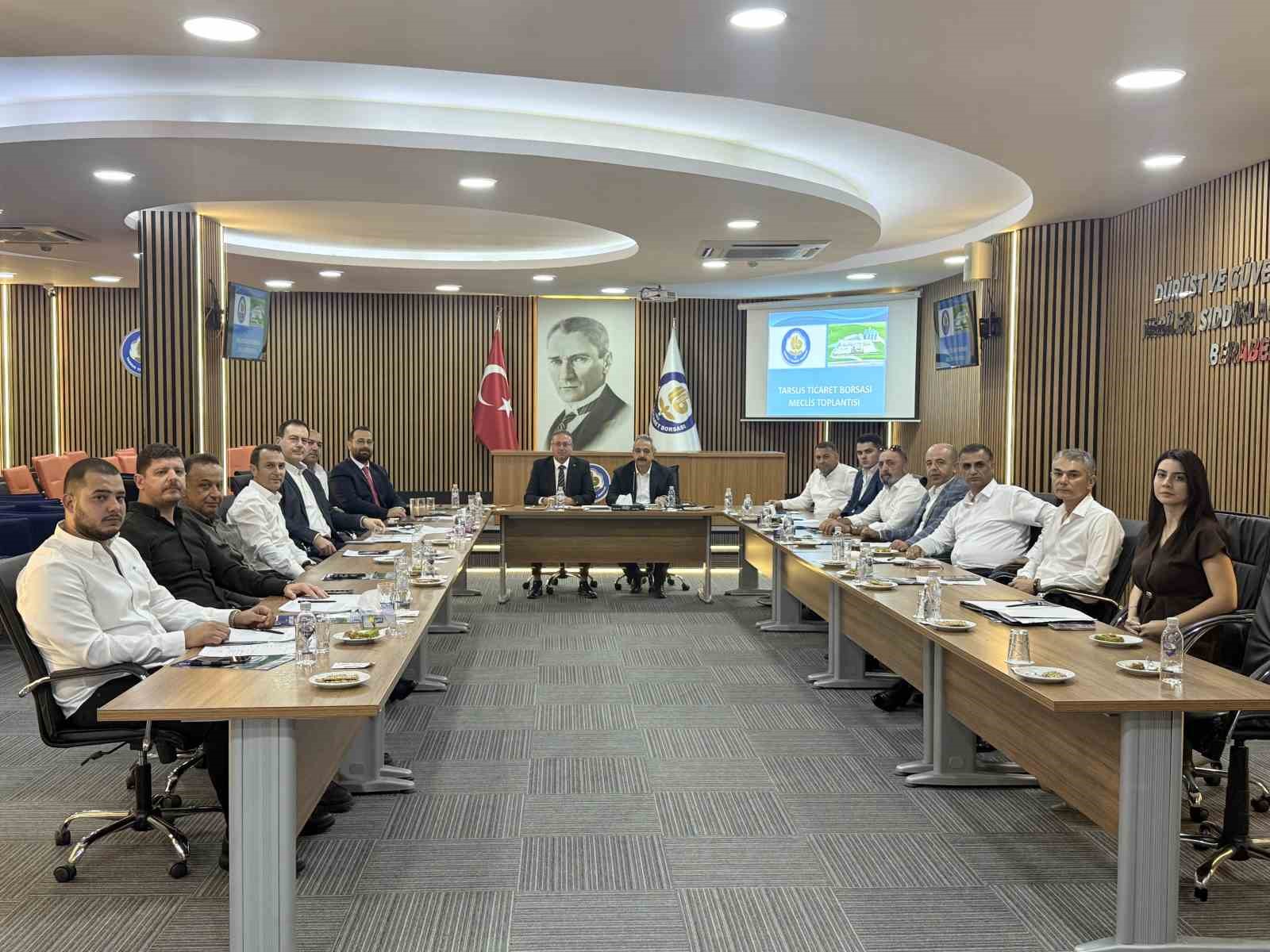 Tarsus Ticaret Borsası’nın yeni yönetimi belli oldu