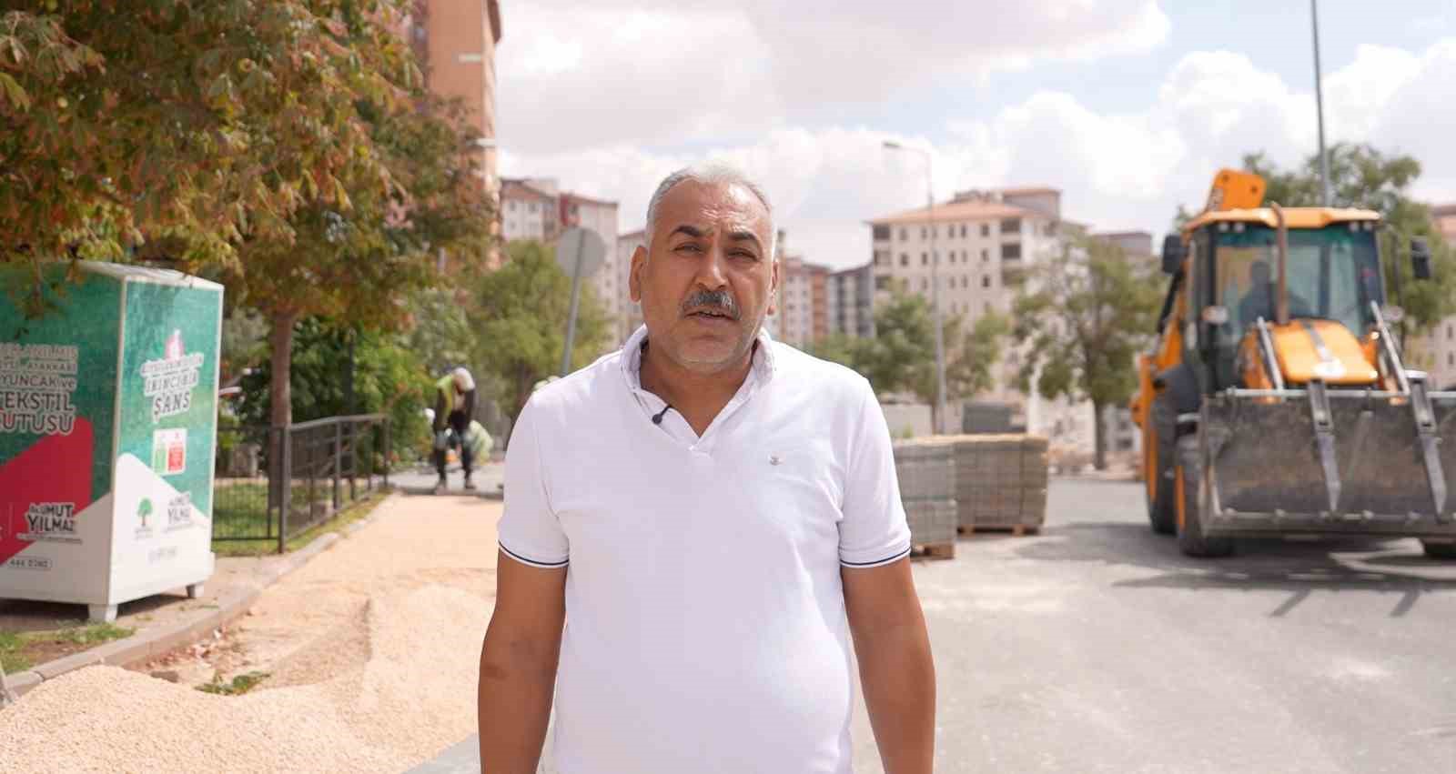 Şehitkamil’de kaldırımlar yenileniyor