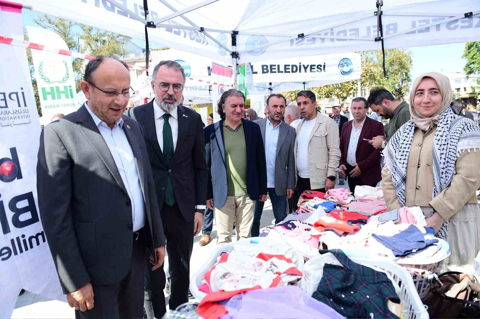 Kestel Belediyesi öncülüğünde Filistin için anlamlı buluşma