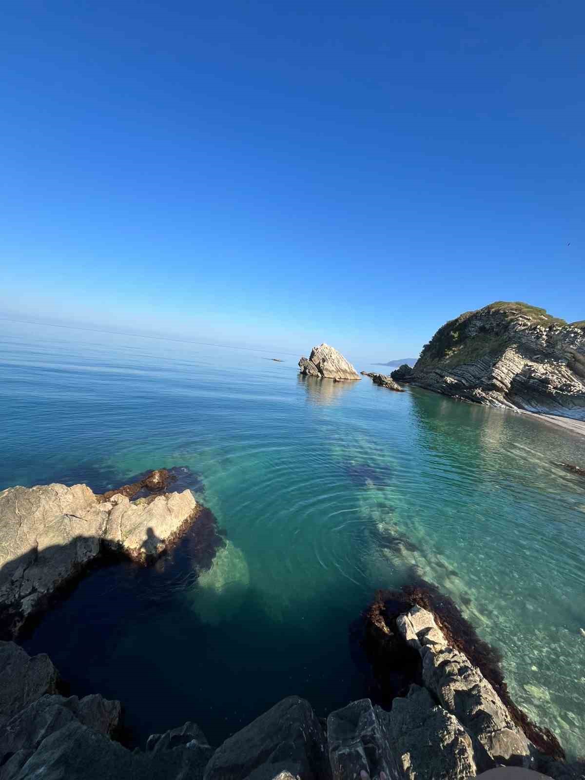 Türkiye’nin en kuzeyinde ekim ayında deniz keyfi