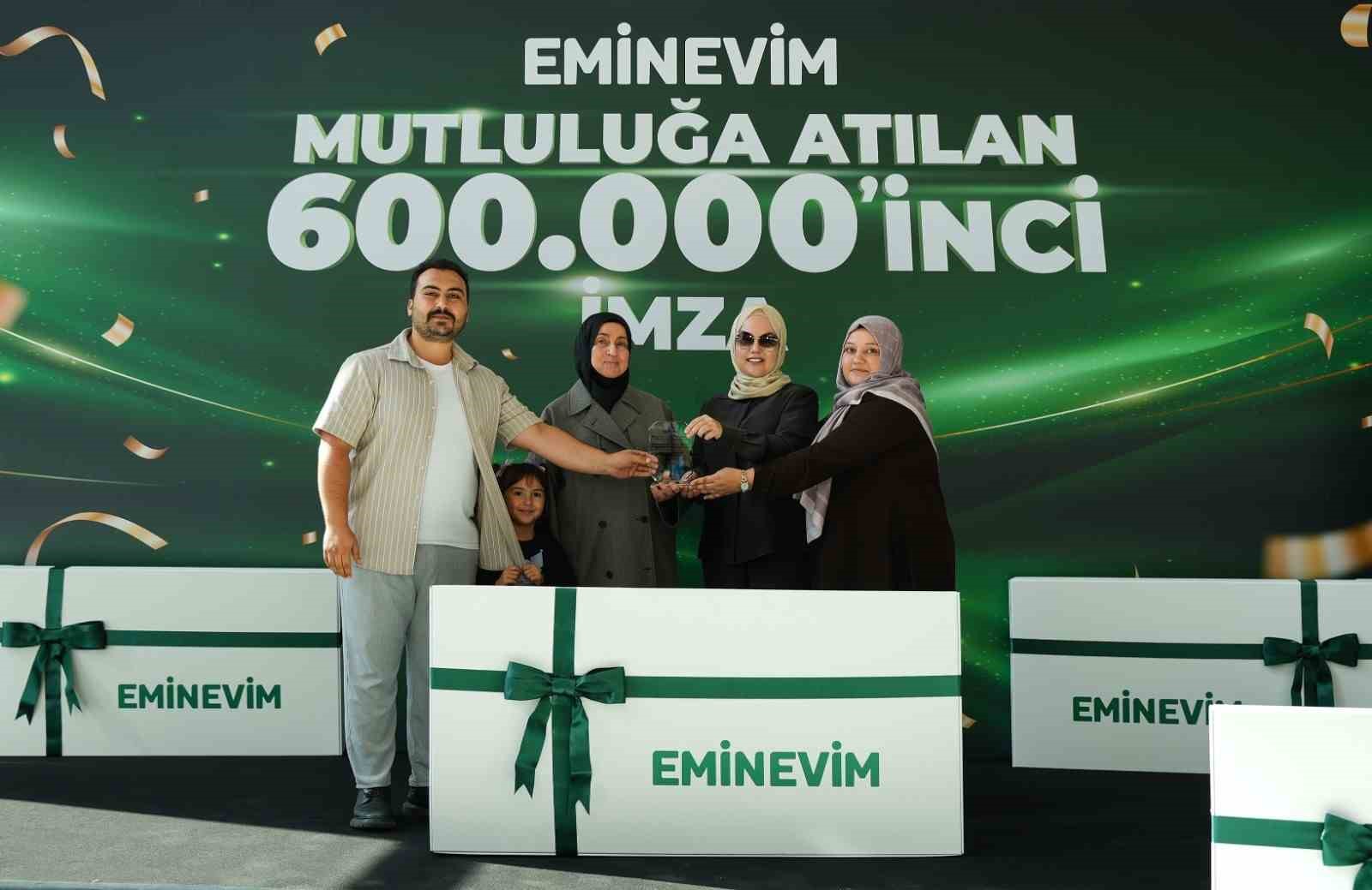 Eminevim’den 600 bininci teslimatla tarihi rekor
