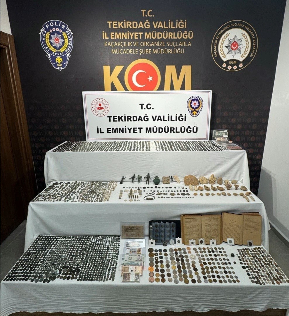 Tekirdağ’da tarihi eser operasyonu: 1 kişi tutuklandı