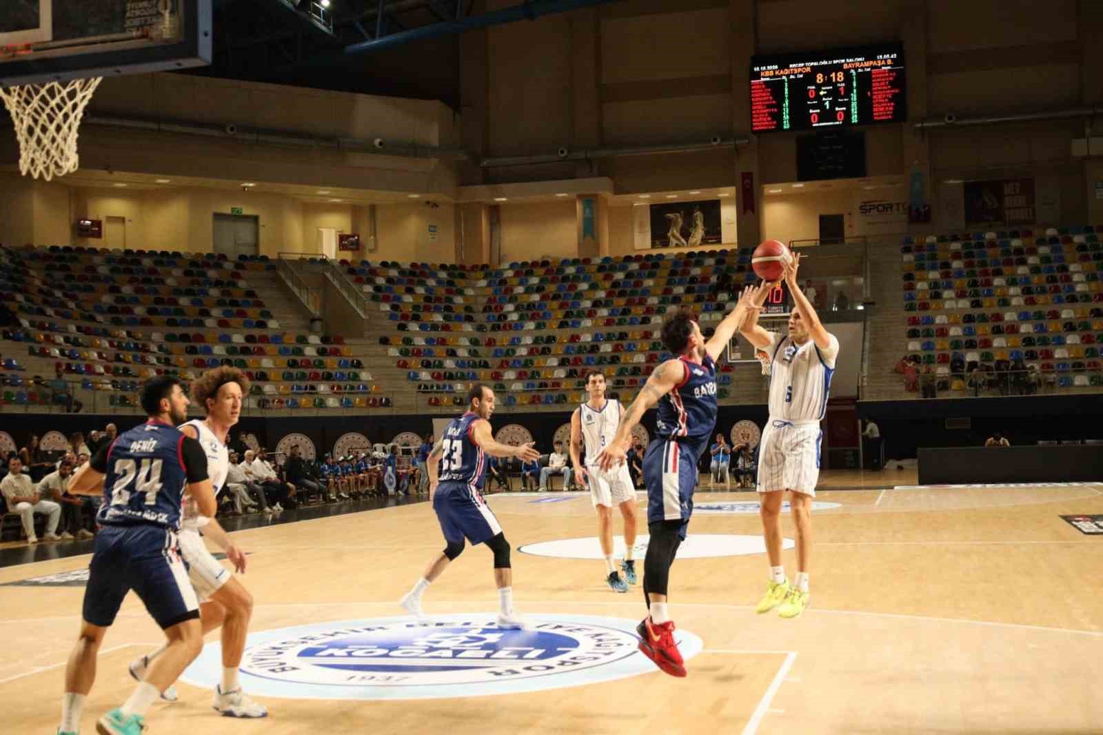 TB2L: Kocaeli BŞB Kağıtspor: 74 - Bayrampaşa Belediye: 75