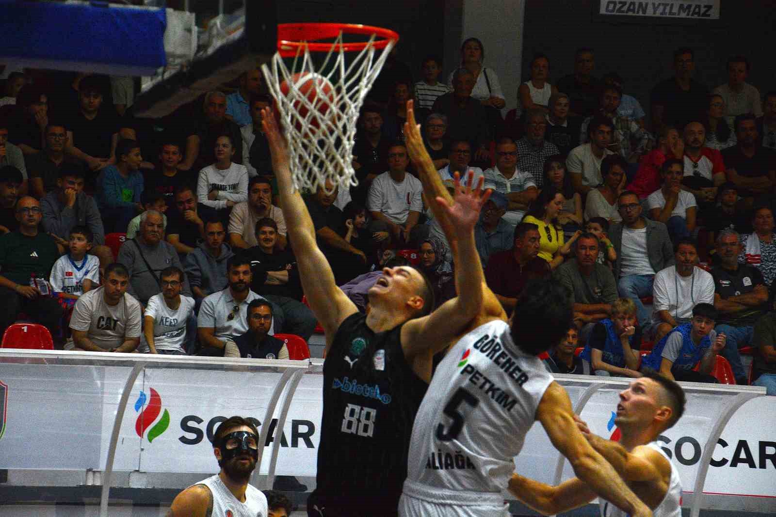 Basketbol Süper Ligi: Aliağa Petkimspor: 90 - Körfez Basket: 91
