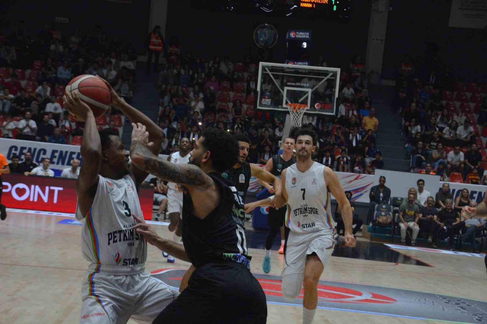 Basketbol Süper Ligi: Aliağa Petkimspor: 90 - Körfez Basket: 91