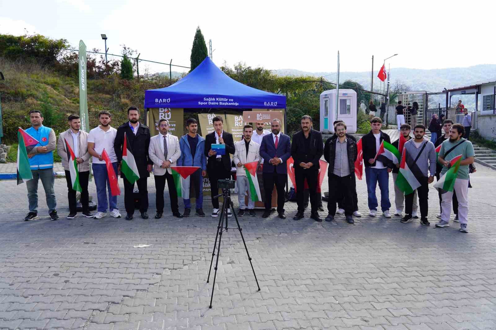 BARÜ’de Gazze’ye yönelik farkındalık etkinlikleri düzenlendi