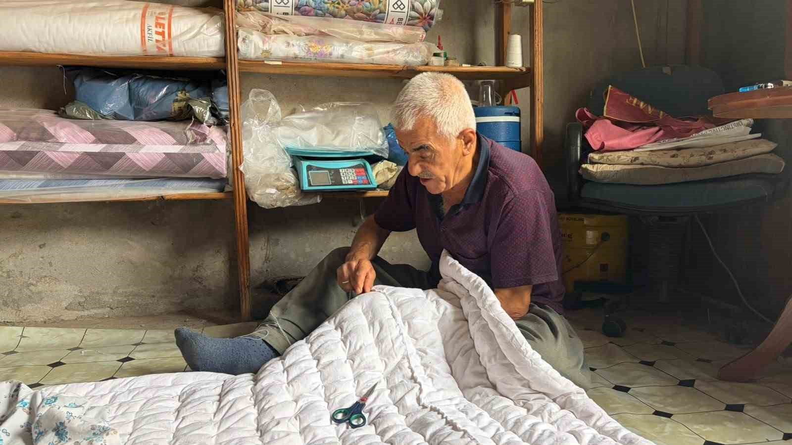 Osmaniye’de 54 yıldır yorganlara ilmek ilmek emek işliyor