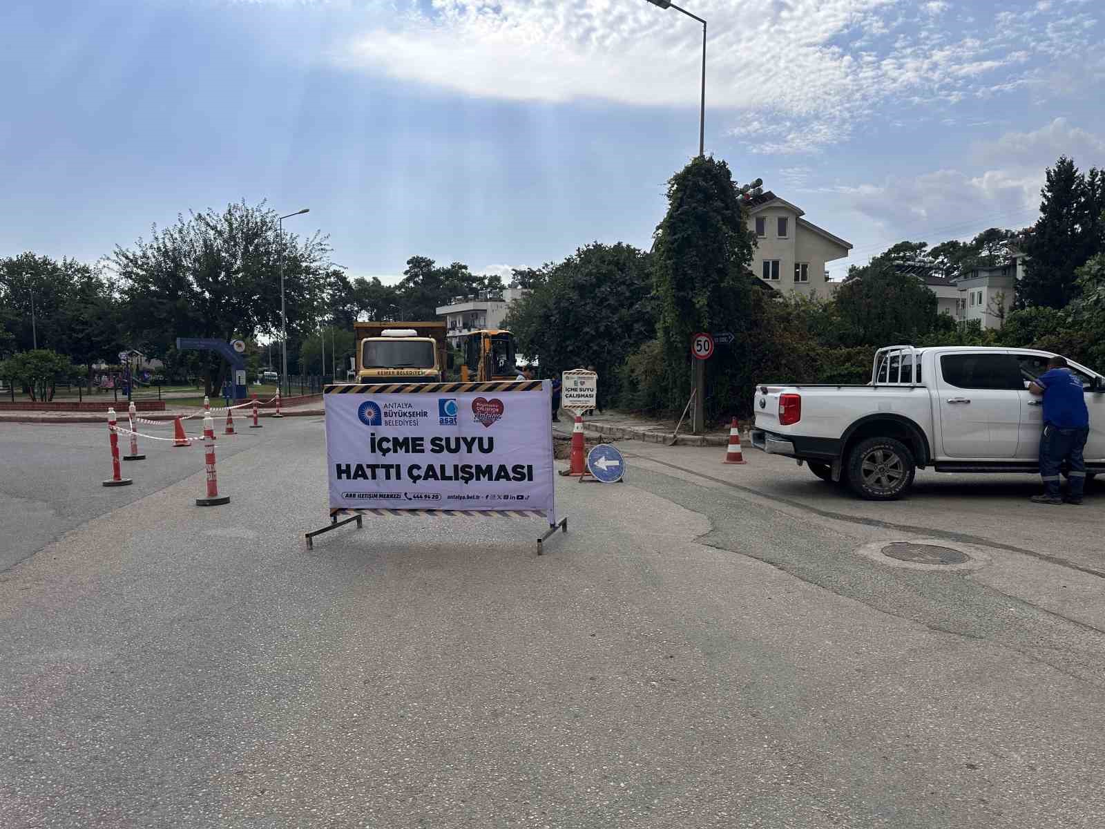 ASAT’tan Kemer Aslanbucak’a yeni içme suyu hattı