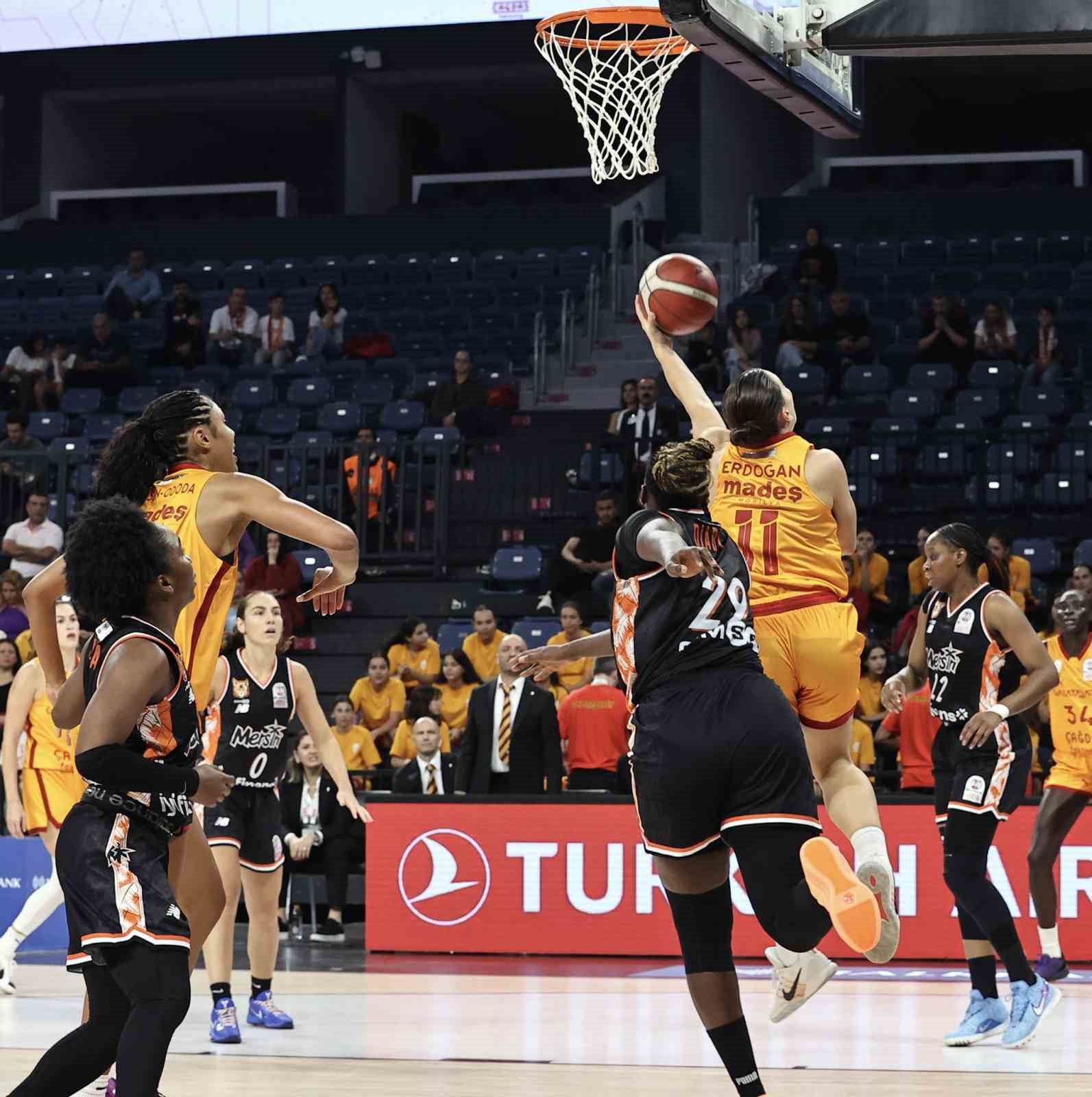 Kadınlar Basketbol Süper Ligi: Galatasaray: 85 - ÇBK Mersin: 62