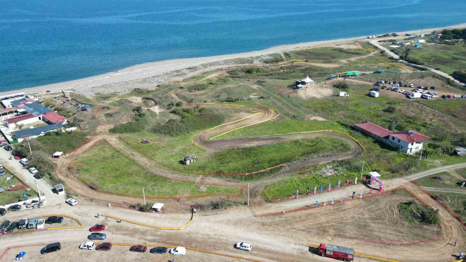 Deniz kenarında off-road heyecanı sona erdi