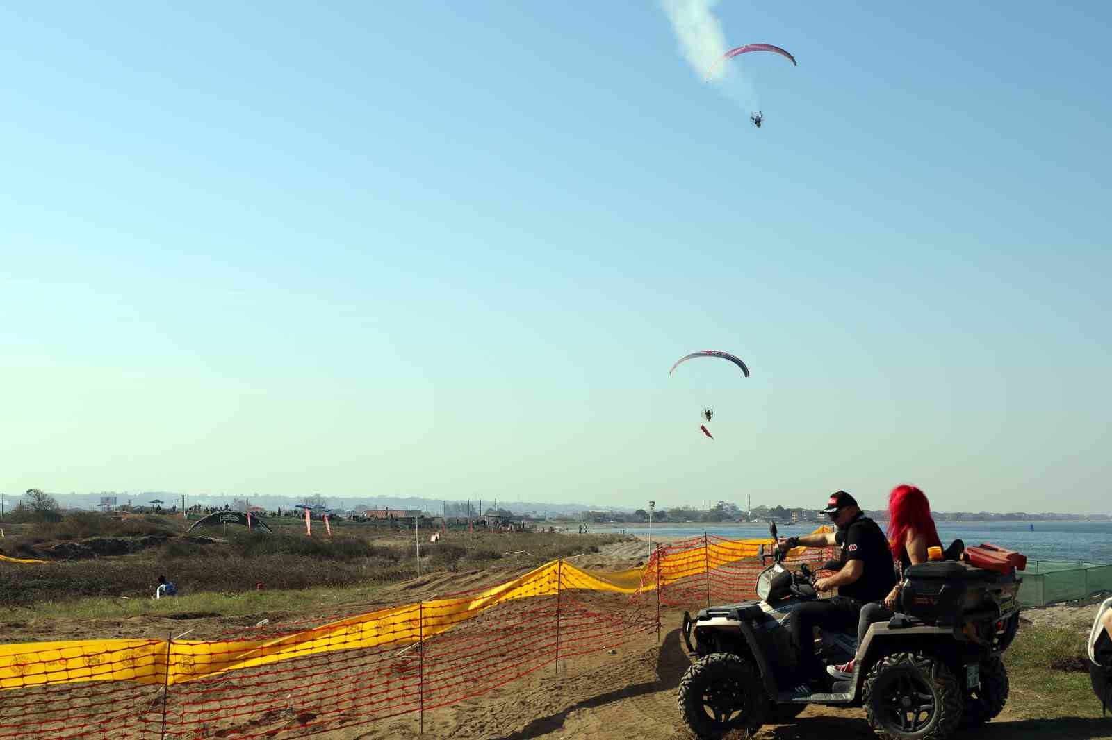 Deniz kenarında off-road heyecanı sona erdi