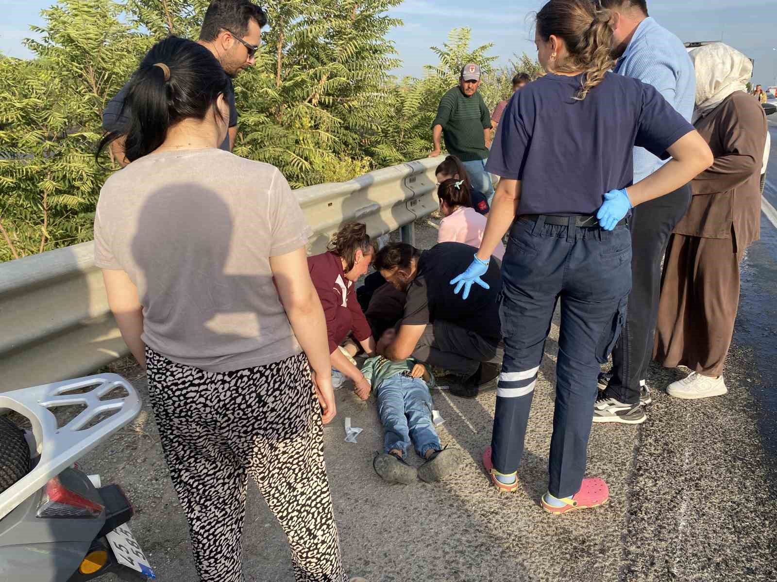 Yola dökülen mazot iki ayrı kazaya neden oldu: 5 yaralı