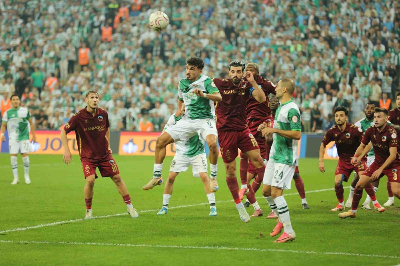 Trendyol 1. Lig: Bursaspor: 1 - Mardin 1969 Spor: 2