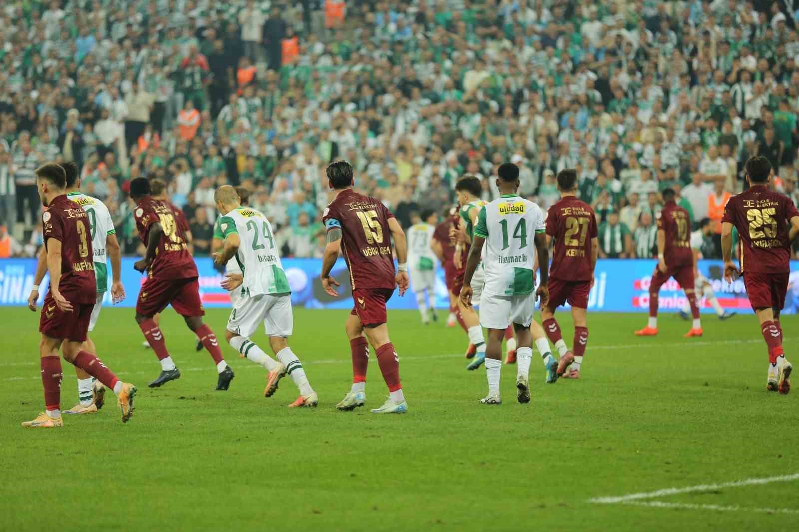 Trendyol 1. Lig: Bursaspor: 1 - Mardin 1969 Spor: 2