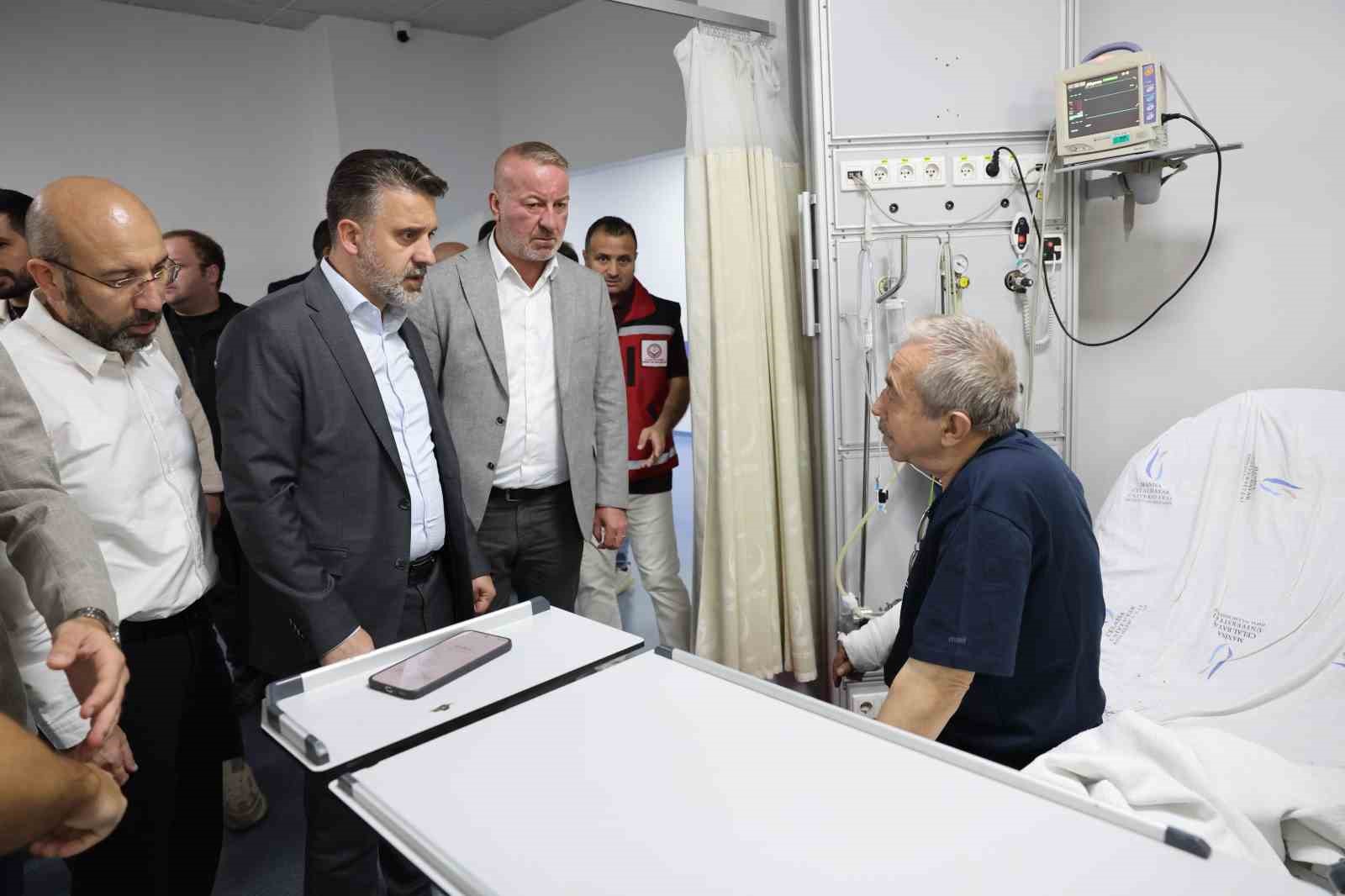 Başkan Vekili Biba acı günde vatandaşları yalnız bırakmadı