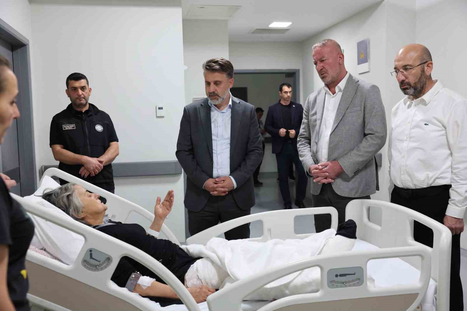 Başkan Vekili Biba acı günde vatandaşları yalnız bırakmadı