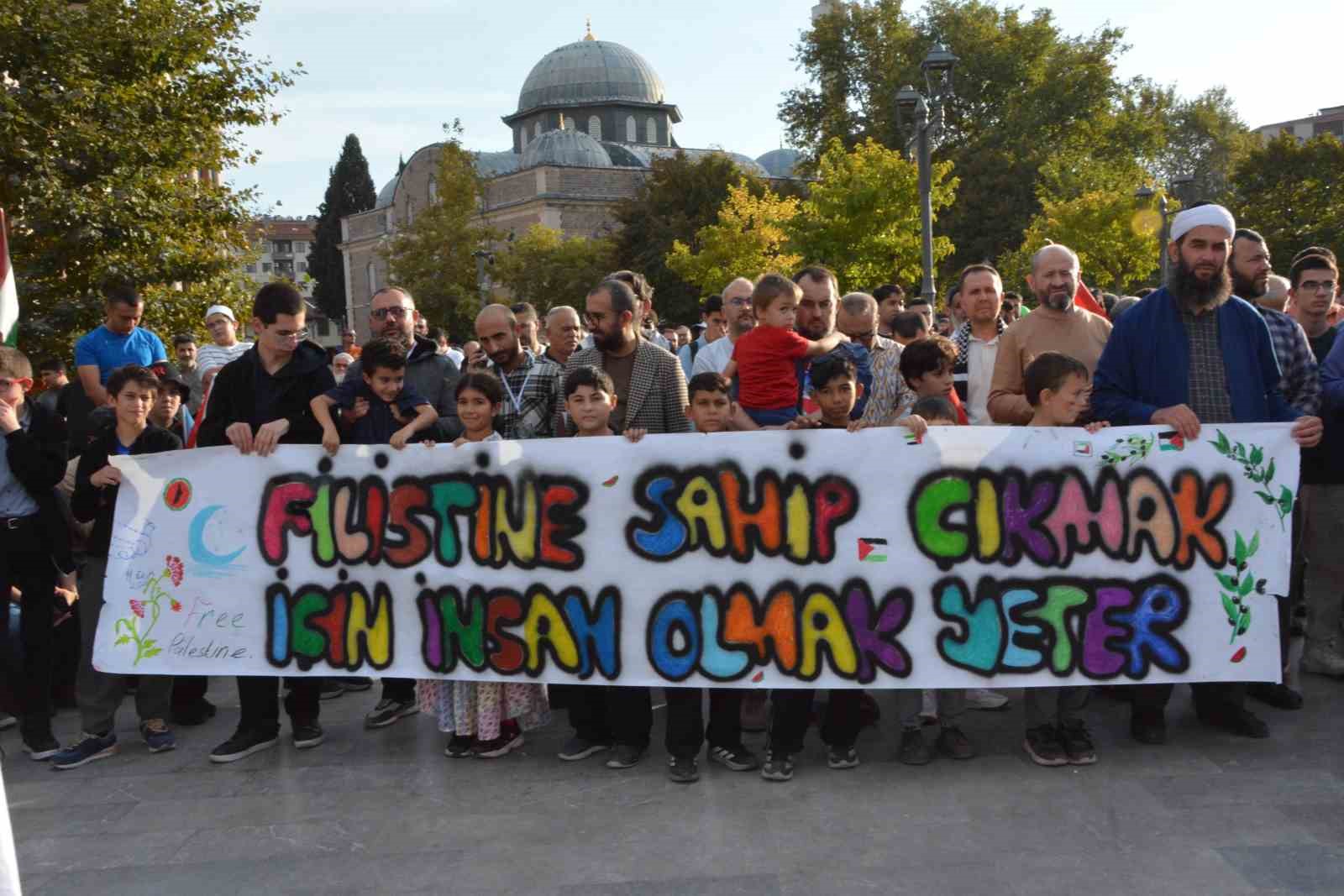 Balıkesir’de Gazze ve Kudüs için yürüyüş düzenlendi