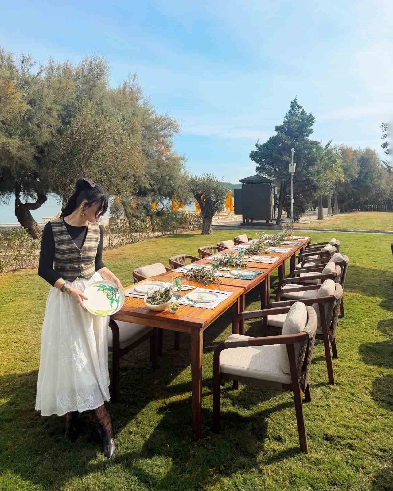 Ayvalık’ta zeytin sanatla buluştu